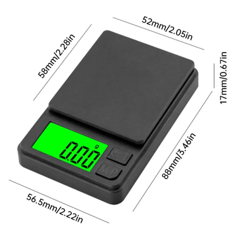 https://jewerlyhaven720.com/ Pocket Scale 1000g X 0.1g - Digital Gram, Food, Jewelry, Precision Ounces/Grains Scale with Backlit LCD - Mini Scale for Travel