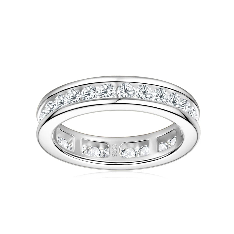 Jewelryhaven720™ ring with the purest moissanites. Real 925 sterling silver. A cute gift for your favorite women.