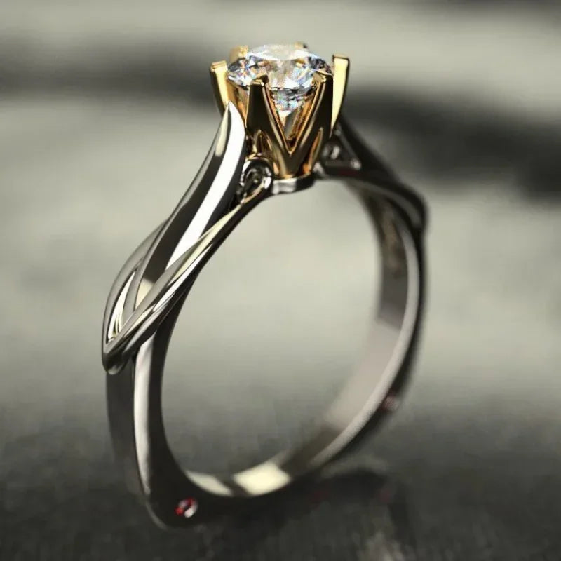 Jewelryhaven720™ A ring for women, decorated with a beautiful stone.