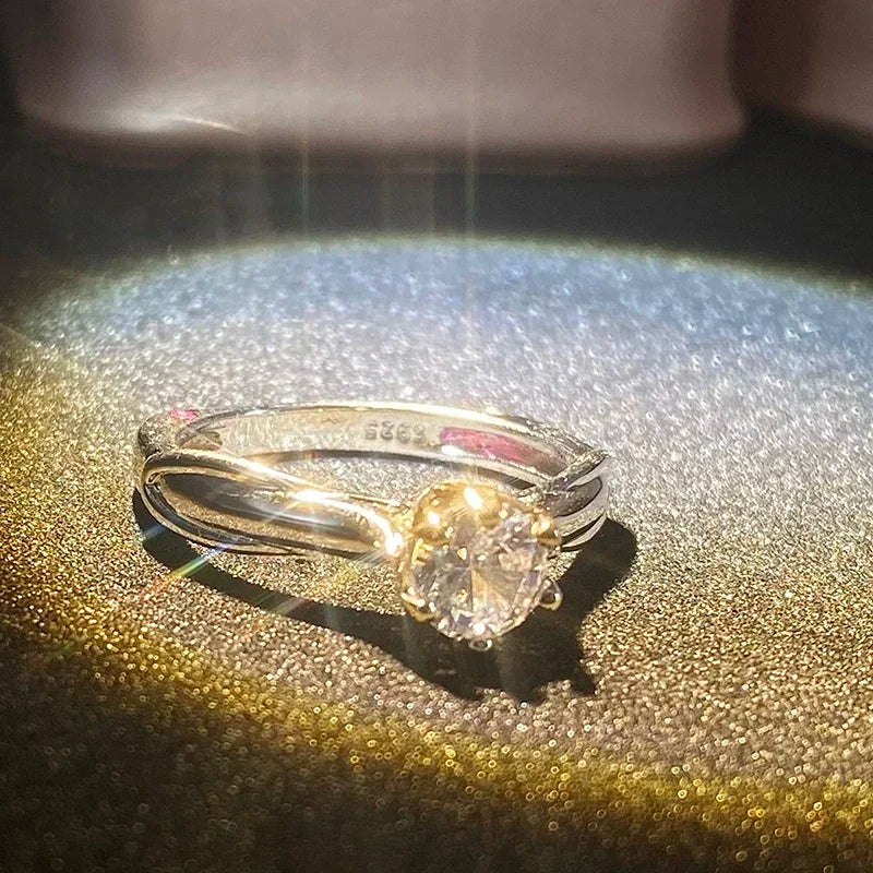 Jewelryhaven720™ A ring for women, decorated with a beautiful stone.