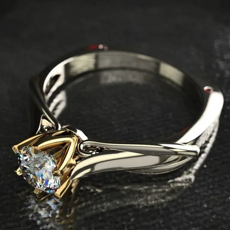 Jewelryhaven720™ A ring for women, decorated with a beautiful stone.